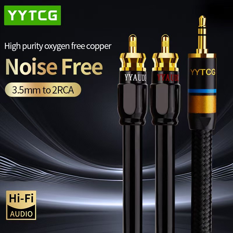 Home Cinema Solution - YYTCG Kabel RCA HiFi Stereo 3,5