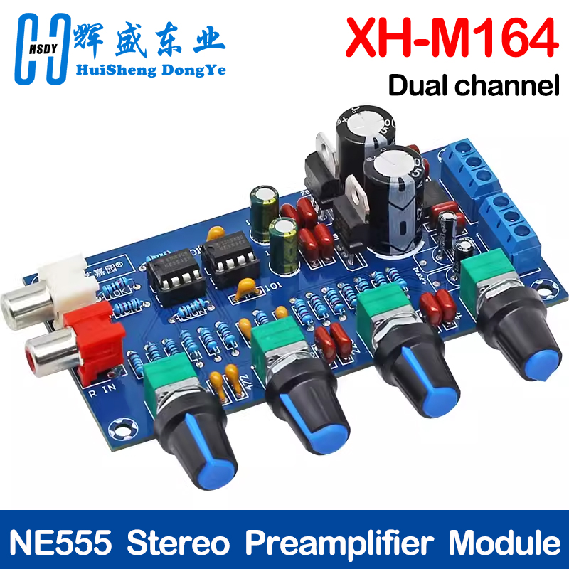 Surround Sound Decoder - XH-M164 NE5532 Stereofoniczny przedwzmacniacz przedwzmacniacza Tone