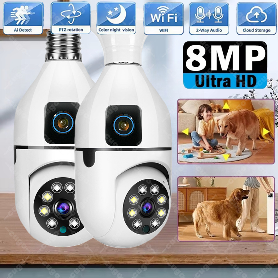 Home Cinema Outdoor - Kamera IP WiFi w żarówce E27,