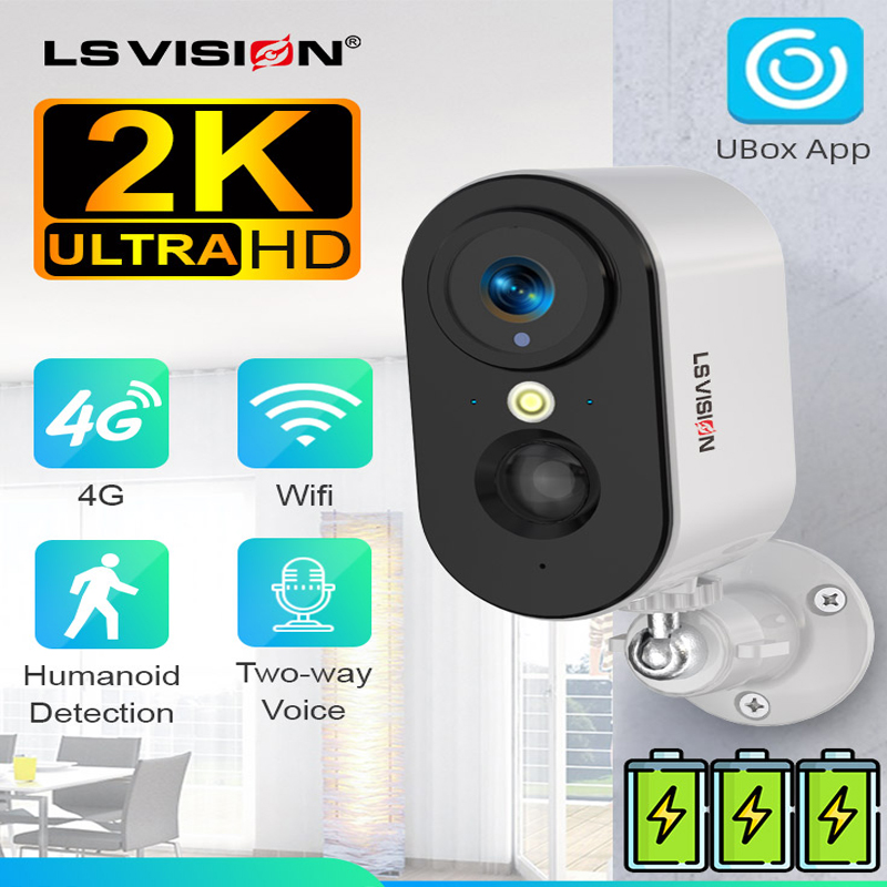 Home Cinema Outdoor - Kamera LS VISION 2K 5MP 4G