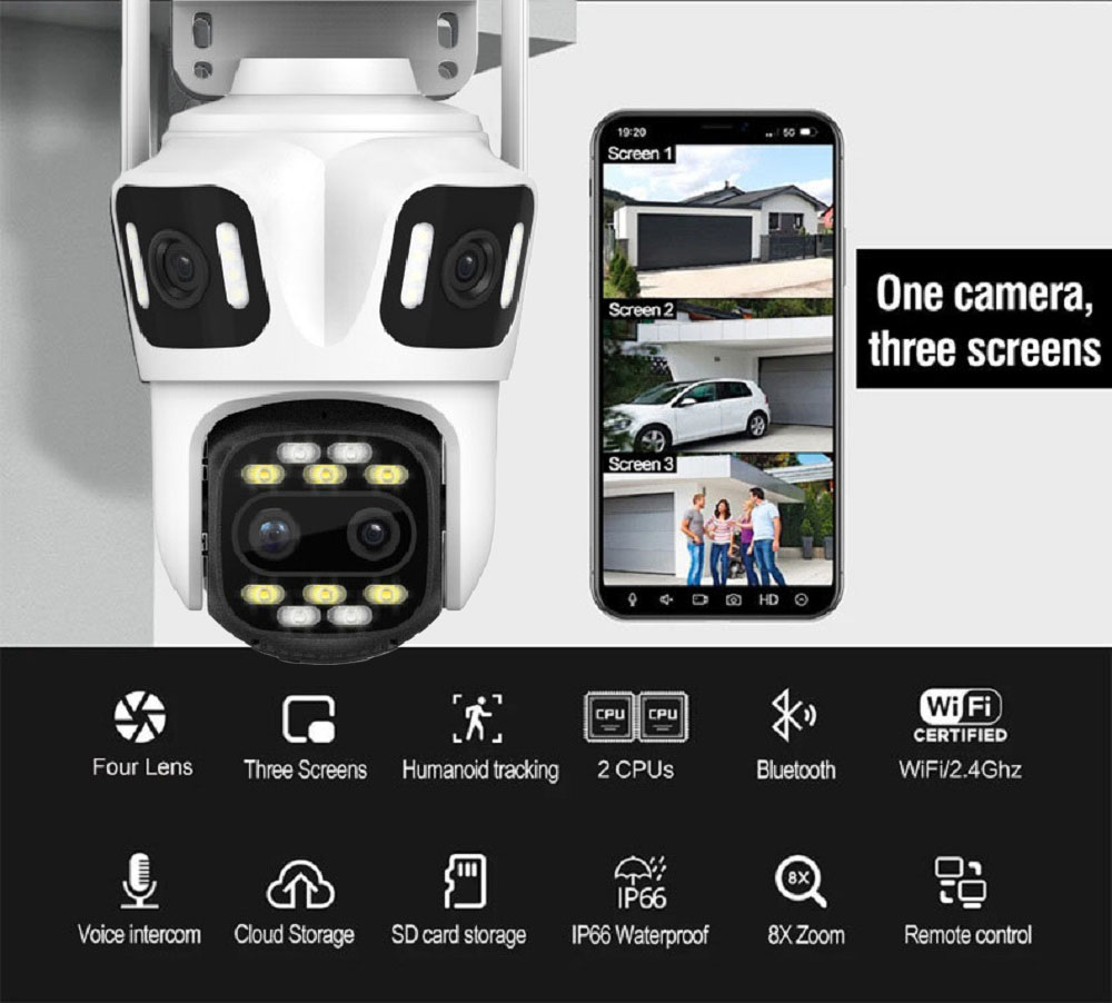 Kamera IP Uzoom 10K 16MP z fun – Home Cinema Outdoor recenzja i cena
