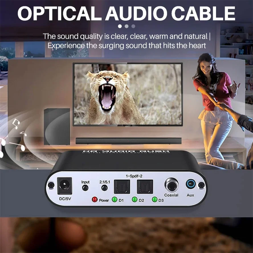 Cyfrowo-analogowy dekoder audi – Surround Sound Decoder recenzja i cena