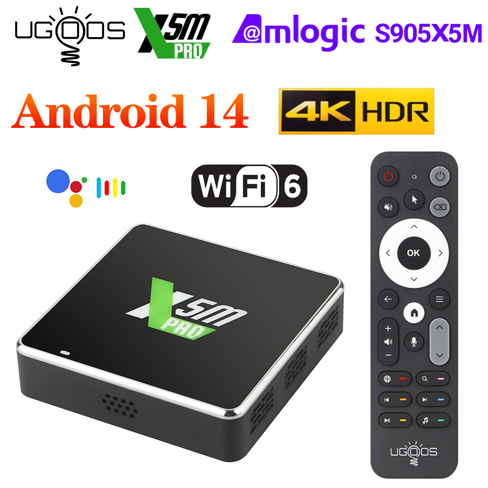 UGOOS X5M Pro Amlogic S905X5M  – Home Cinema Google recenzja i cena