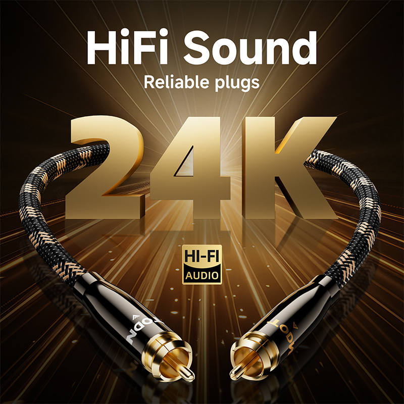 Кабель TODN RCA HiFi Стерео 3, – Home Cinema Solution recenzja i cena