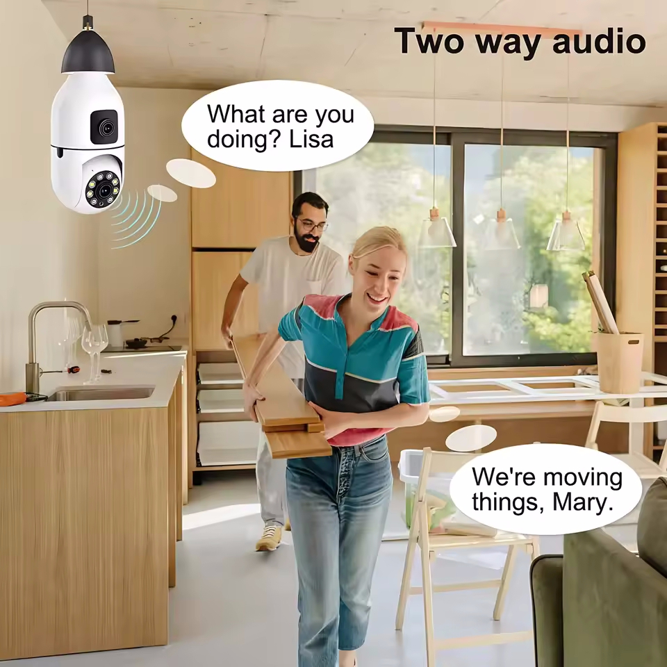 Kamera IP WiFi w żarówce E27,  – Home Cinema Outdoor recenzja i cena