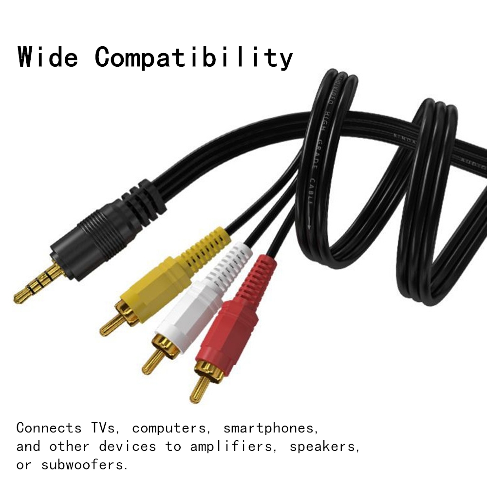 Kabel audio-wideo 3,5 mm do 3  – Home Cinema Solution recenzja i cena