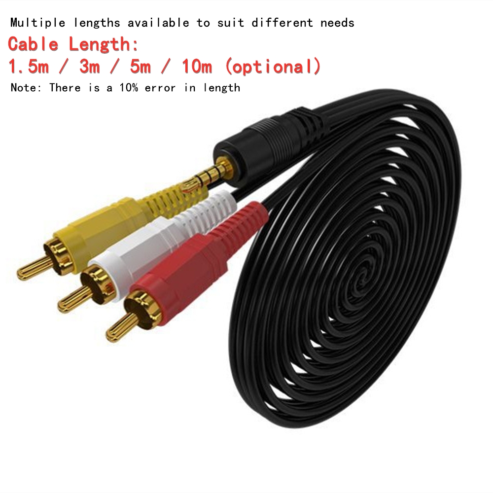 Kabel audio-wideo 3,5 mm do 3  – Home Cinema Solution recenzja i cena
