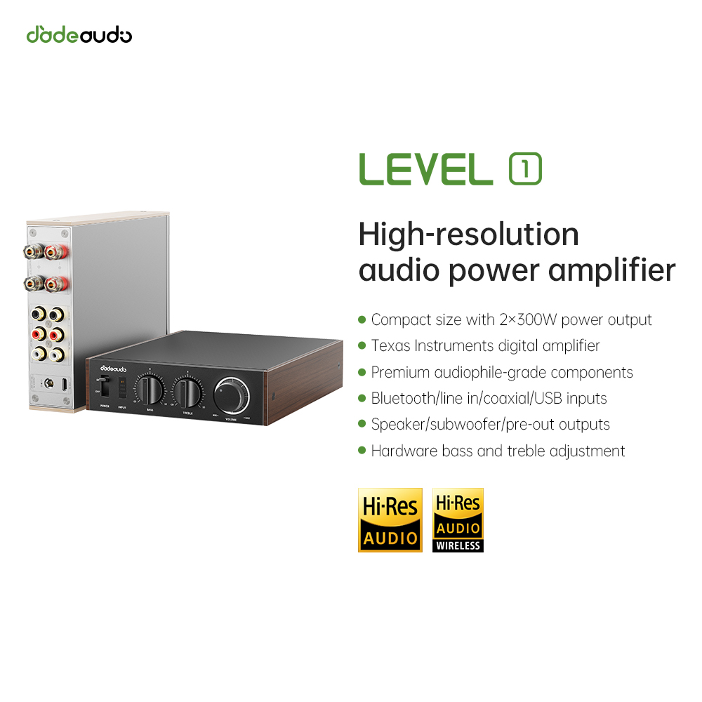 Wzmacniacz JadeAudio Level 1 D – Home Cinema Solution recenzja i cena