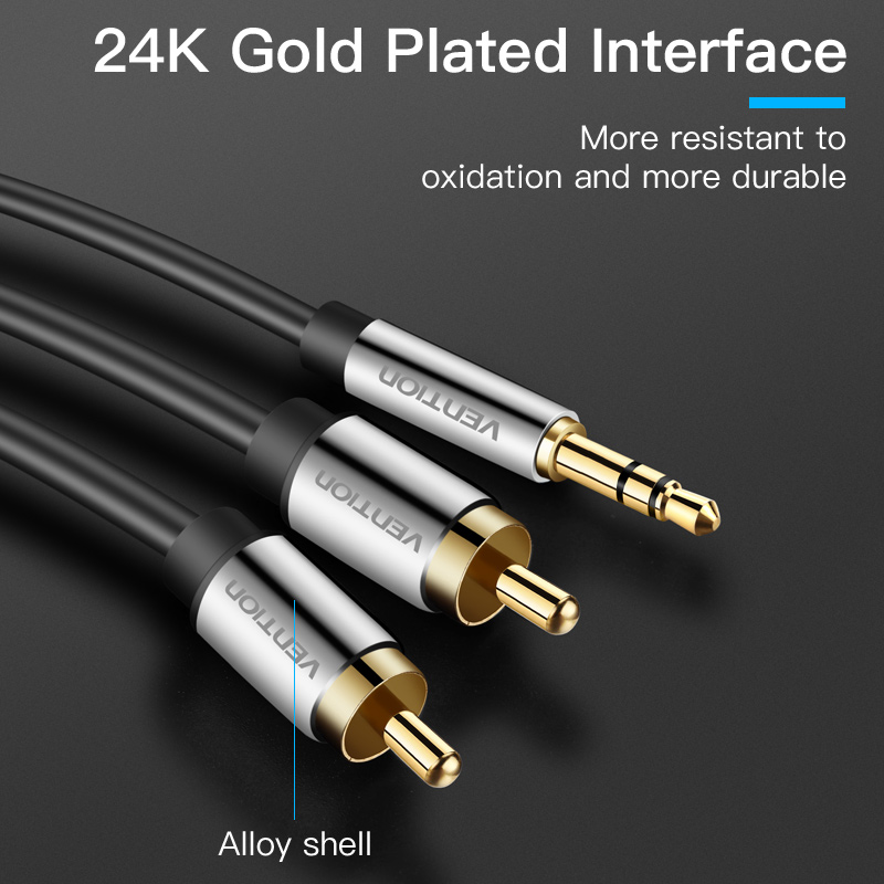 Vention RCA Cable 3.5 to 2rca  – Home Cinema Solution recenzja i cena